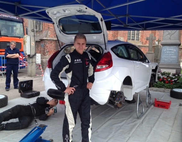 Mikko Pajunen ERC Ypres Rally 2013