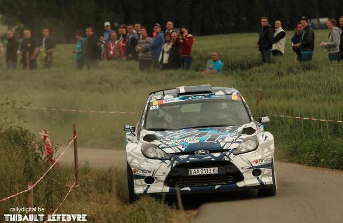 Mikko Pajunen ERC Ypres Rally 2013